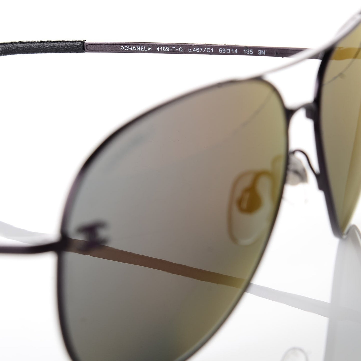 Aviator CC Sunglasses 4189-T-Q Black