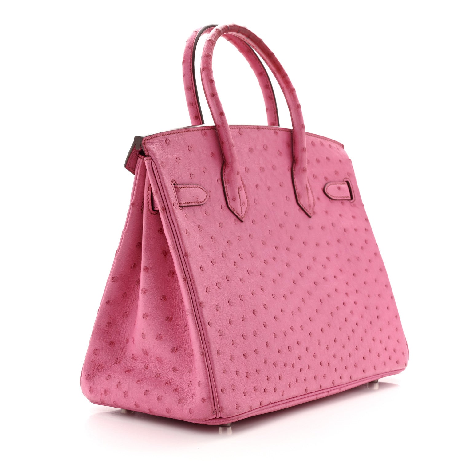 Hermes Ostrich Birkin 30 Fuchsia 3 of 10