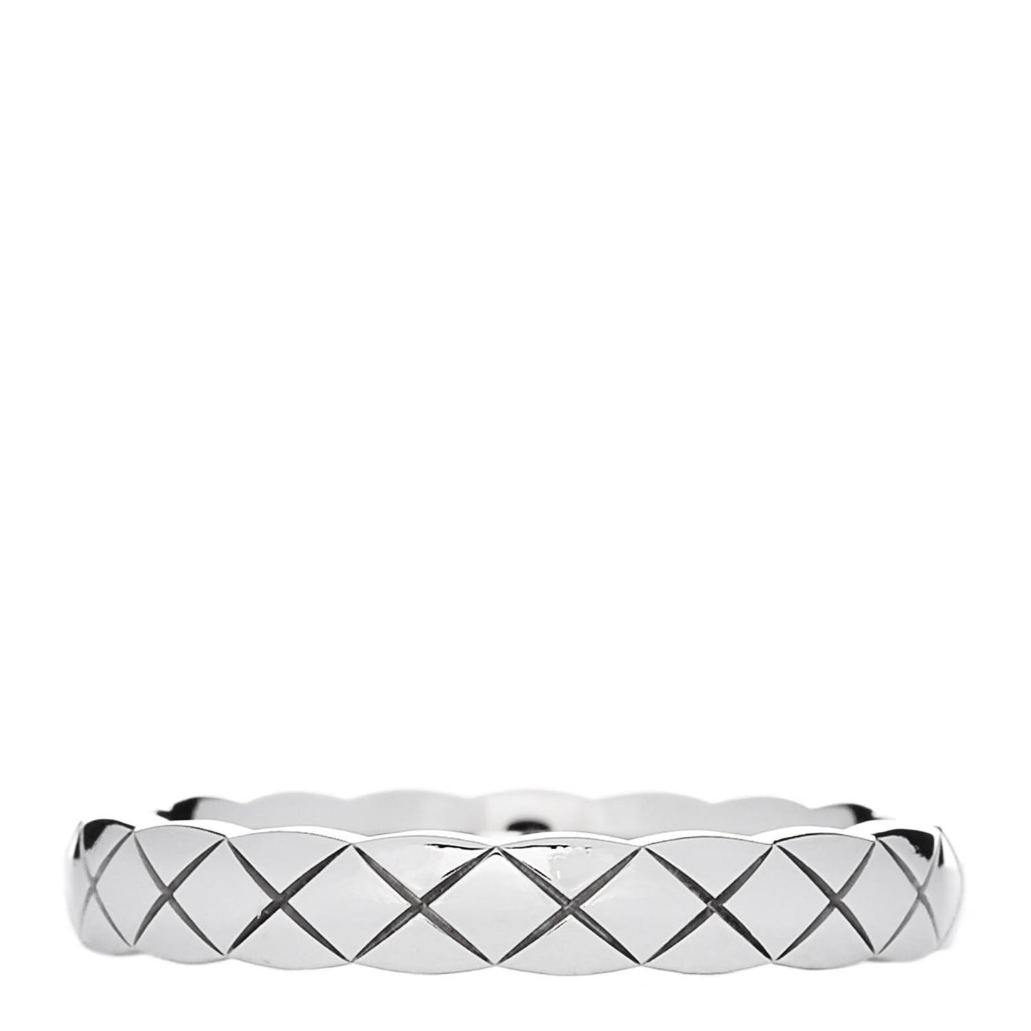 18K White Gold Mini Coco Crush Ring 55 7.25