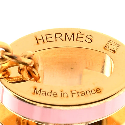 Hermes Lacquered Gold Mini Pop H Rocabar Pendant Necklace Malabar 6 of 7