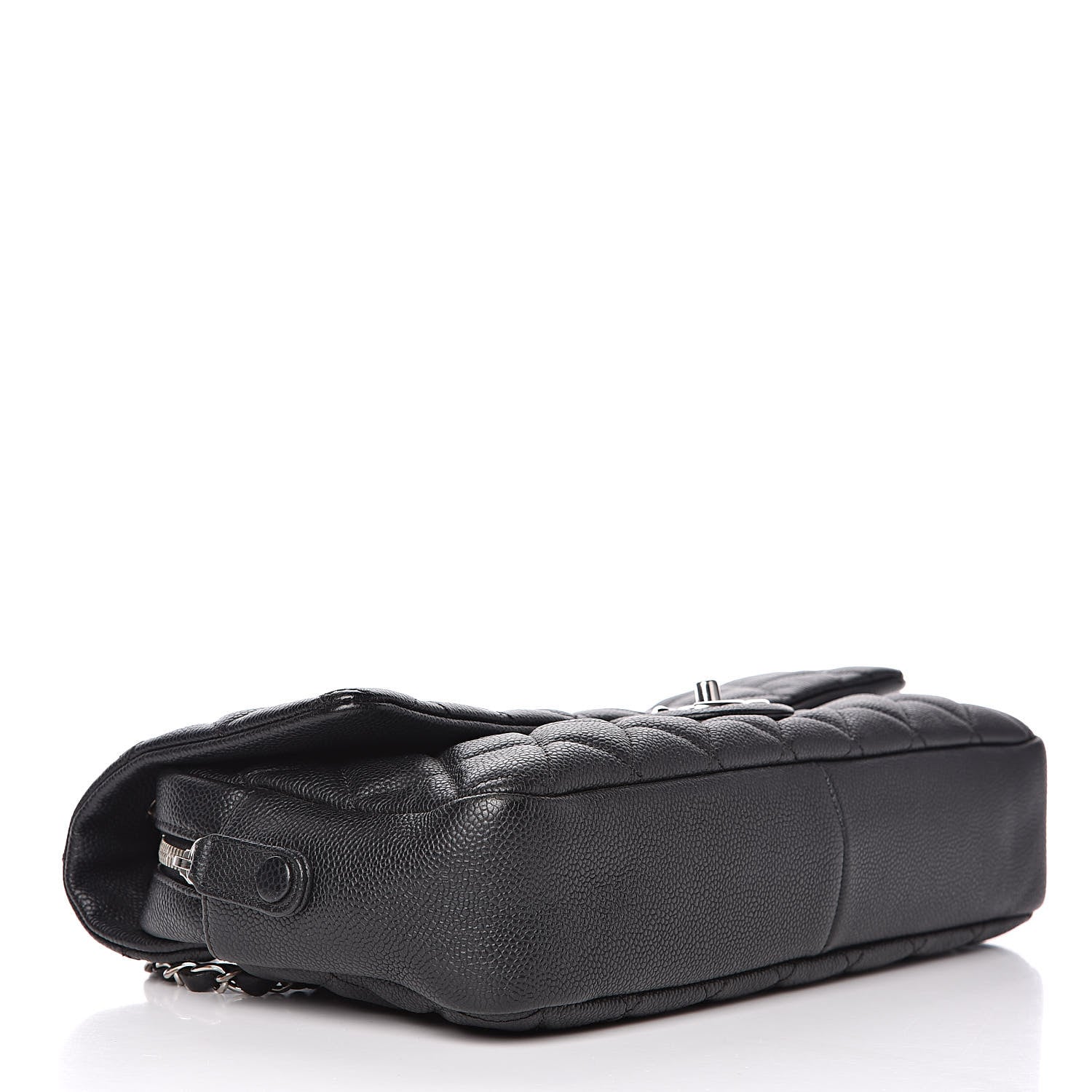 Chanel Caviar Quilted Jumbo Easy Flap Black 4 of 11