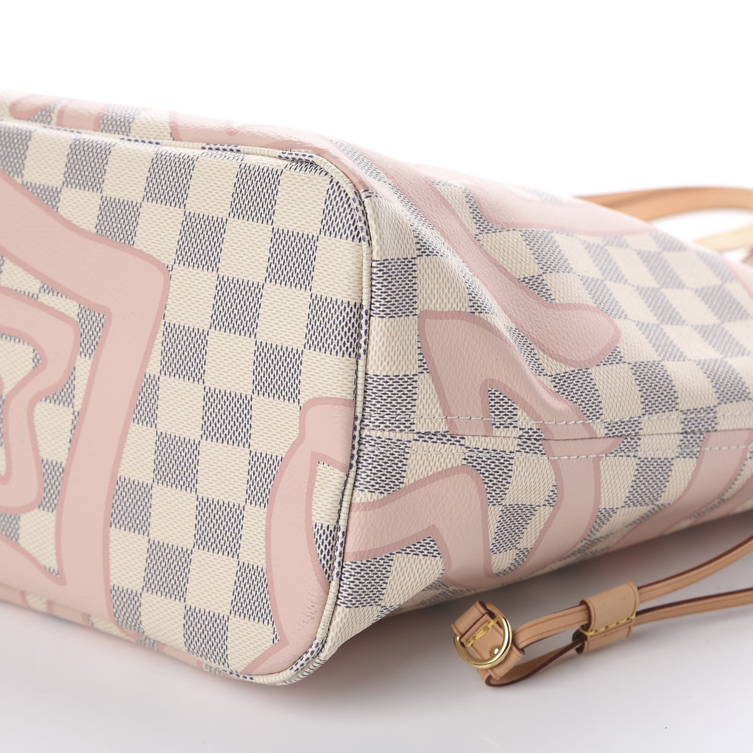 Louis Vuitton Damier Azur Tahitienne Neverfull MM 6 of 8