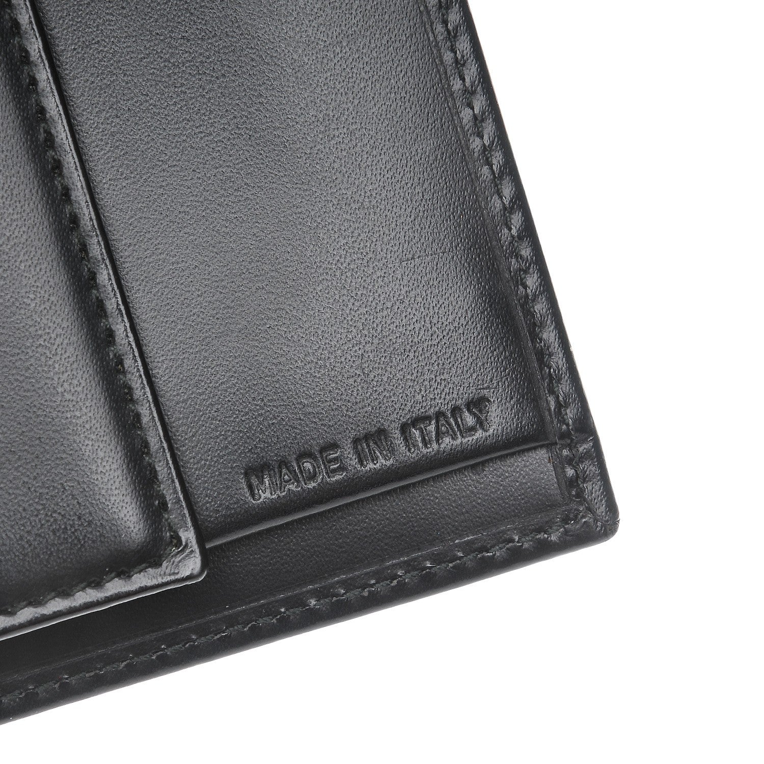 Prada Box Calfskin Bi-Fold Wallet Black 7 of 8