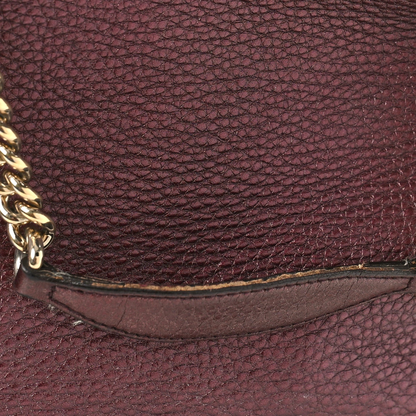 Metallic Cellarius Calfskin Medium Soho Bowler Classic Burgundy