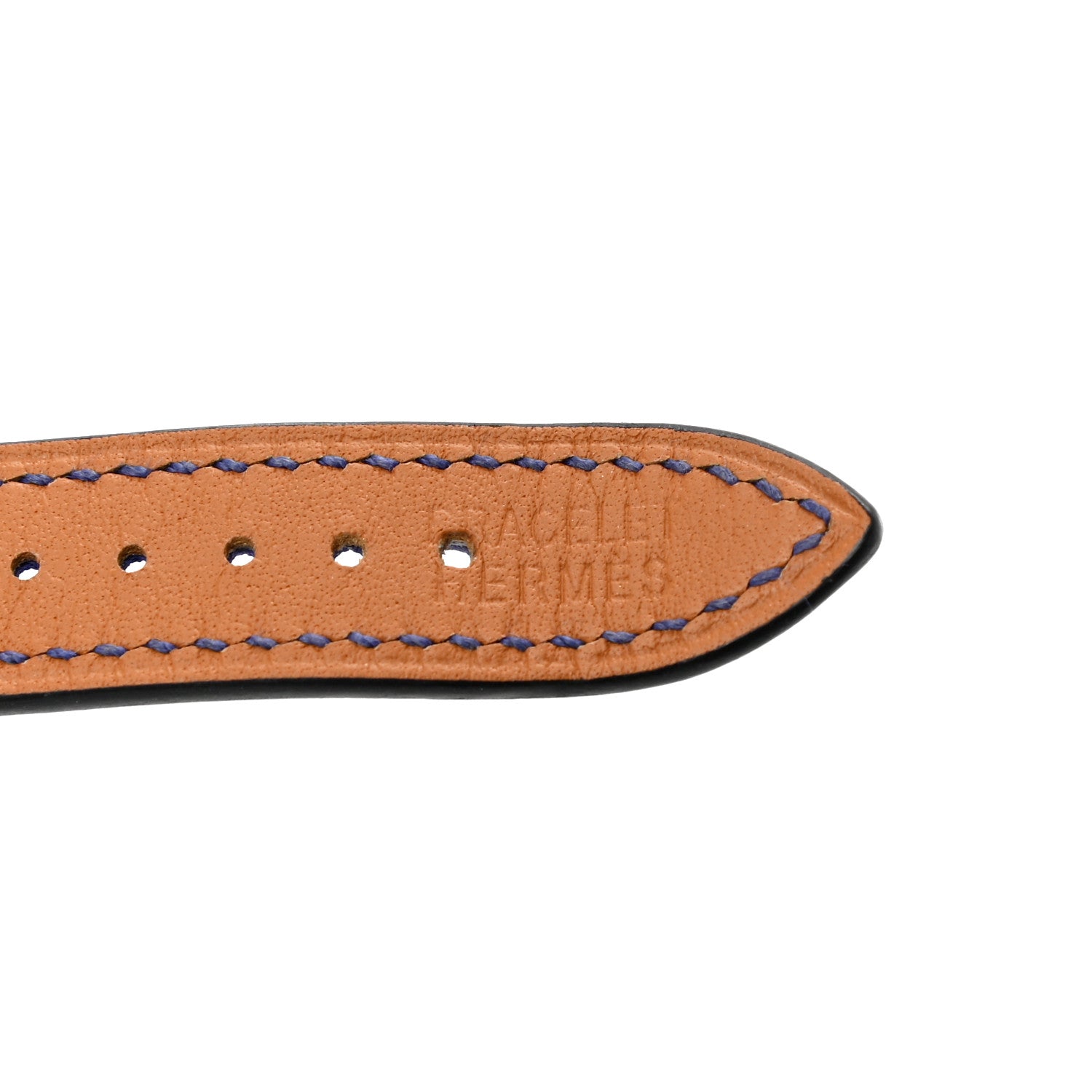 Hermes Swift Heure H Hour Watch PM Double Tour Strap Bleu Electrique 3 of 6