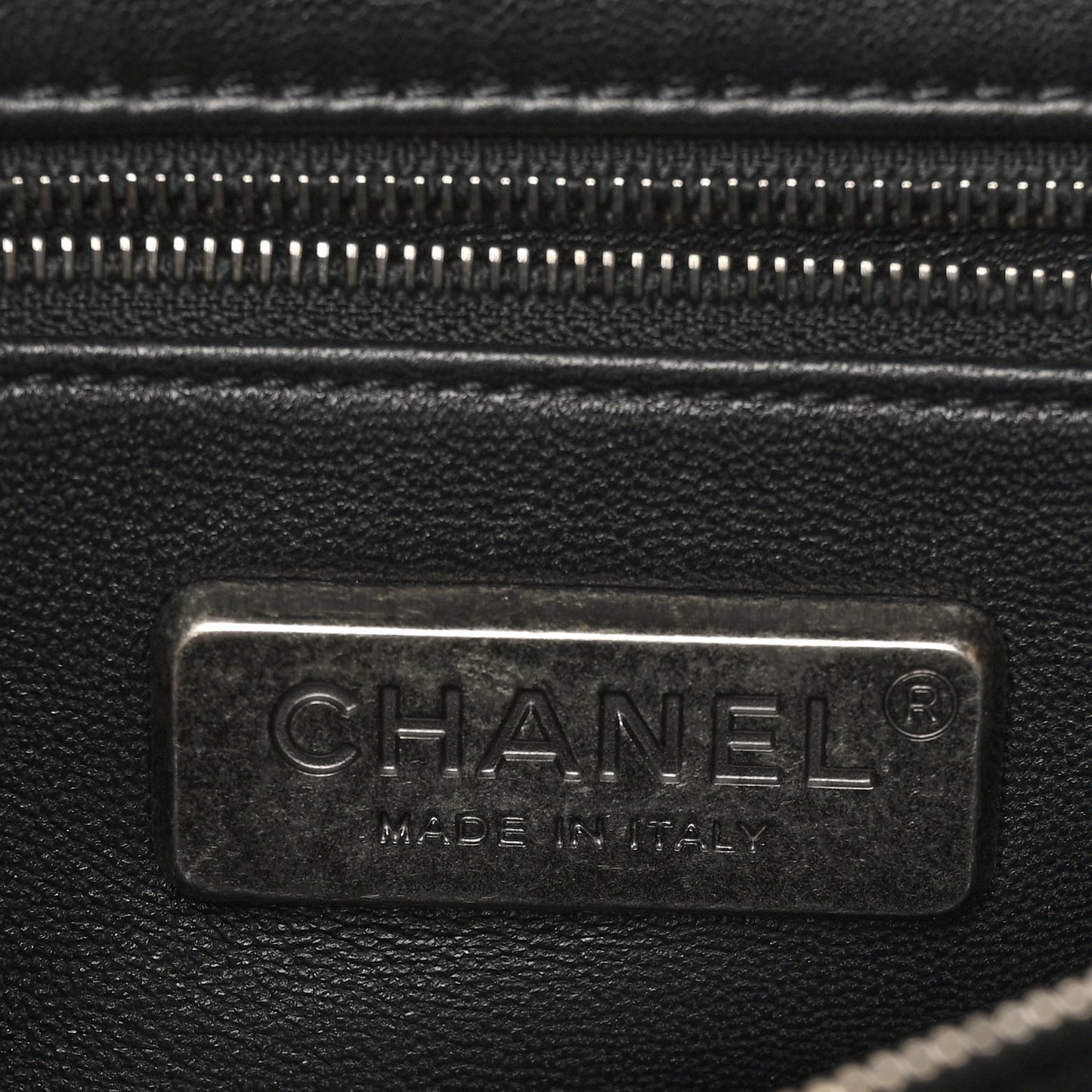 Snakeskin Small Coco Handle Flap Black