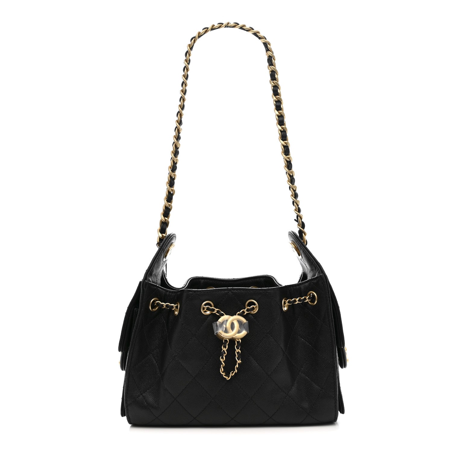 Chanel Caviar Quilted Mini Chanel 25 Handbag Black 1 of 11