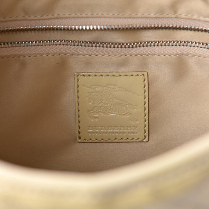 Burberry Patent Quilted Brook Hobo Beige 6 of 10