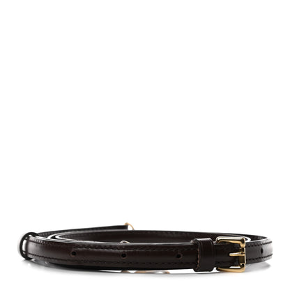 Louis Vuitton Calfskin 16mm Adjustable Shoulder Strap Brown 2 of 3