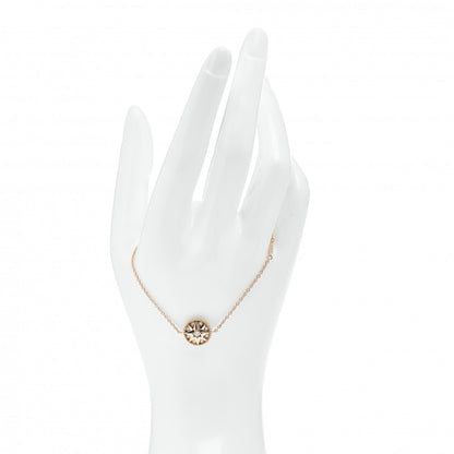 Christian Dior 18K Rose Gold Pave Diamond Rose Des Vents Bracelet 2 of 6