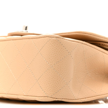 Chanel Caviar Quilted Small Double Flap Beige 10 of 11