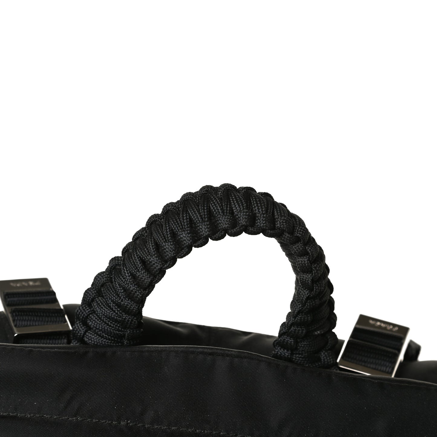 Nylon Montagna Compression Backpack Black