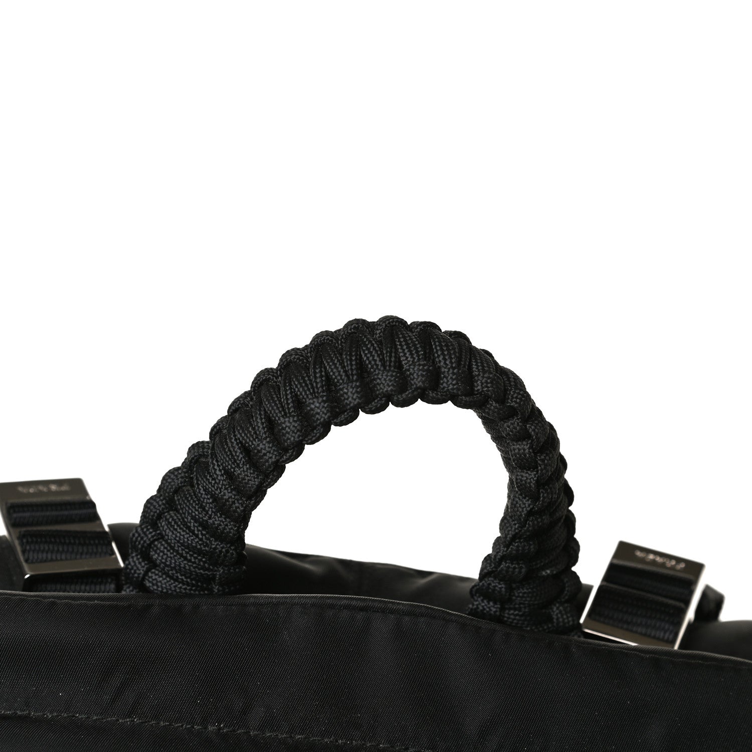 Prada Nylon Montagna Compression Backpack Black 13 of 14