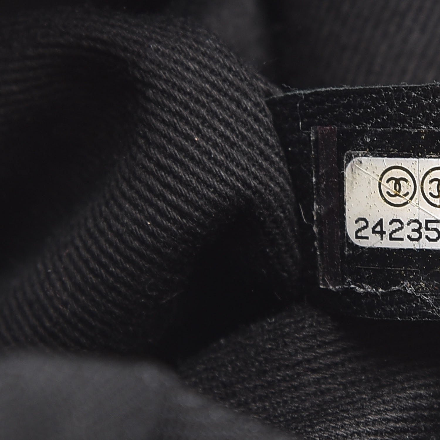 Chanel Canvas Sequin Large Deauville Backpack Charcoal 7 of 7