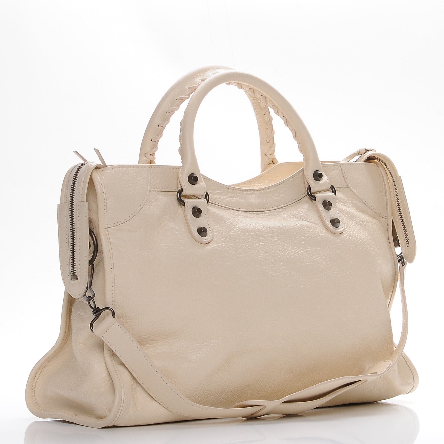 Balenciaga Agneau Classic Hardware City Blanc Creme Light Craie 4 of 8