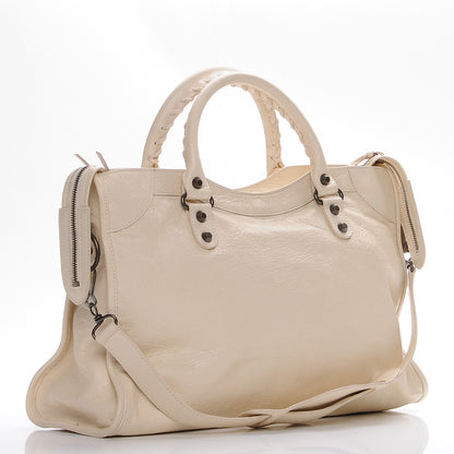 Balenciaga Agneau Classic Hardware City Blanc Creme Light Craie 4 of 8