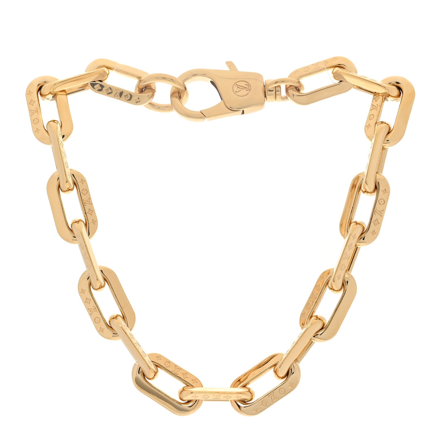 Louis Vuitton LV Edge Necklace MM Gold 1 of 3