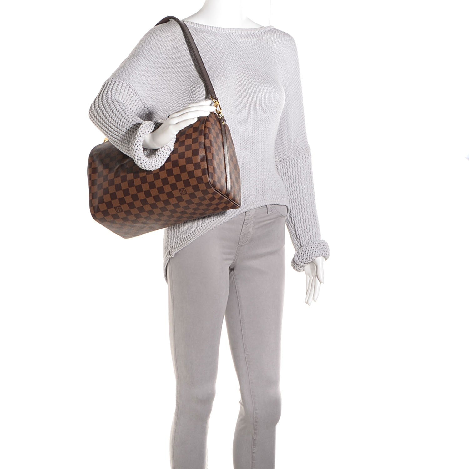 Louis Vuitton Damier Ebene Speedy Bandouliere 30 2 of 9