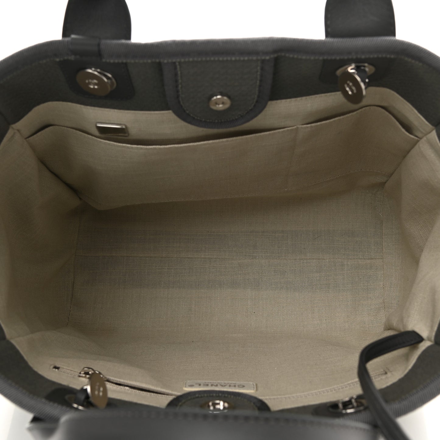 Mixed Fibers Small Deauville Tote Grey