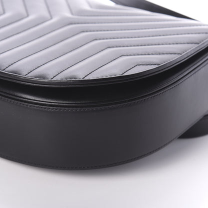 Saint Laurent Calfskin Quilted Y Joan Satchel Black 9 of 9