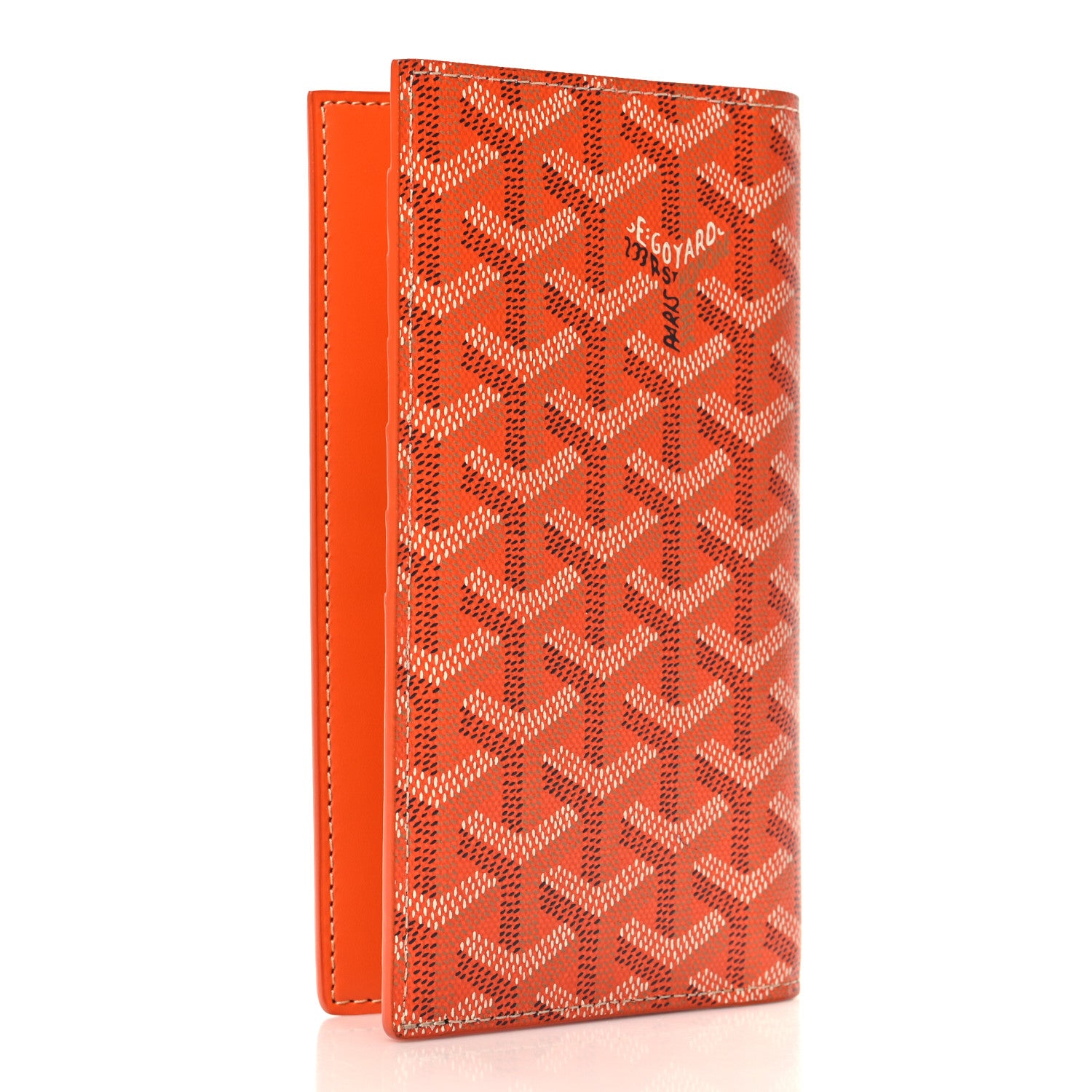 Goyard Goyardine Long Bi-Fold Wallet Orange 3 of 6