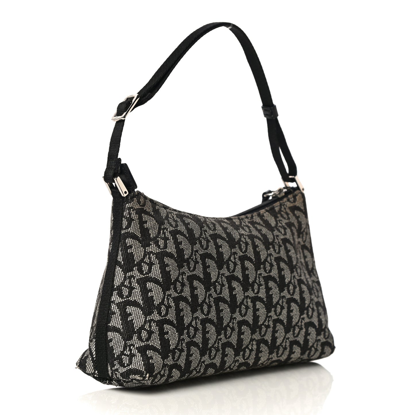 Monogram Shoulder Bag Pochette Black