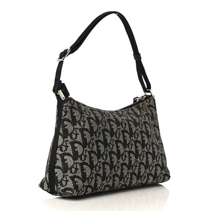 Christian Dior Monogram Shoulder Bag Pochette Black 3 of 11