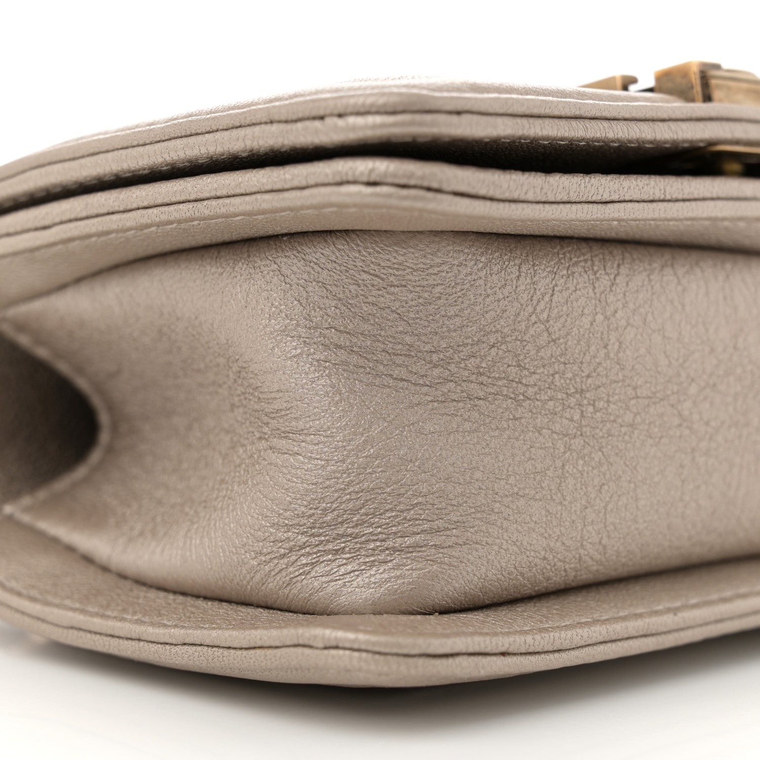 Chanel Metallic Lambskin Mini Scaled Boy Flap Gold 9 of 11