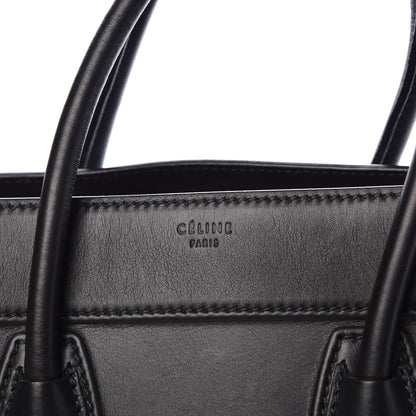 Celine Smooth Calfskin Medium Phantom Luggage Black 7 of 7
