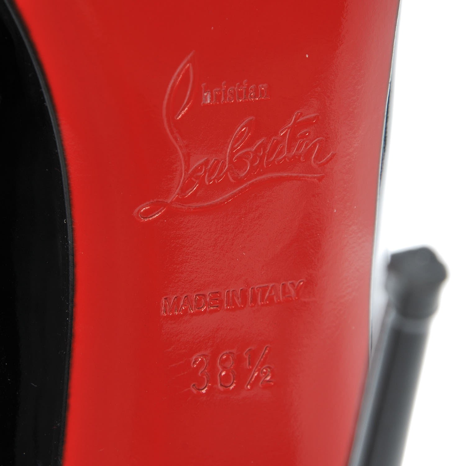 Christian Louboutin Patent So Kate 120 Pumps 38.5 Black 9 of 10