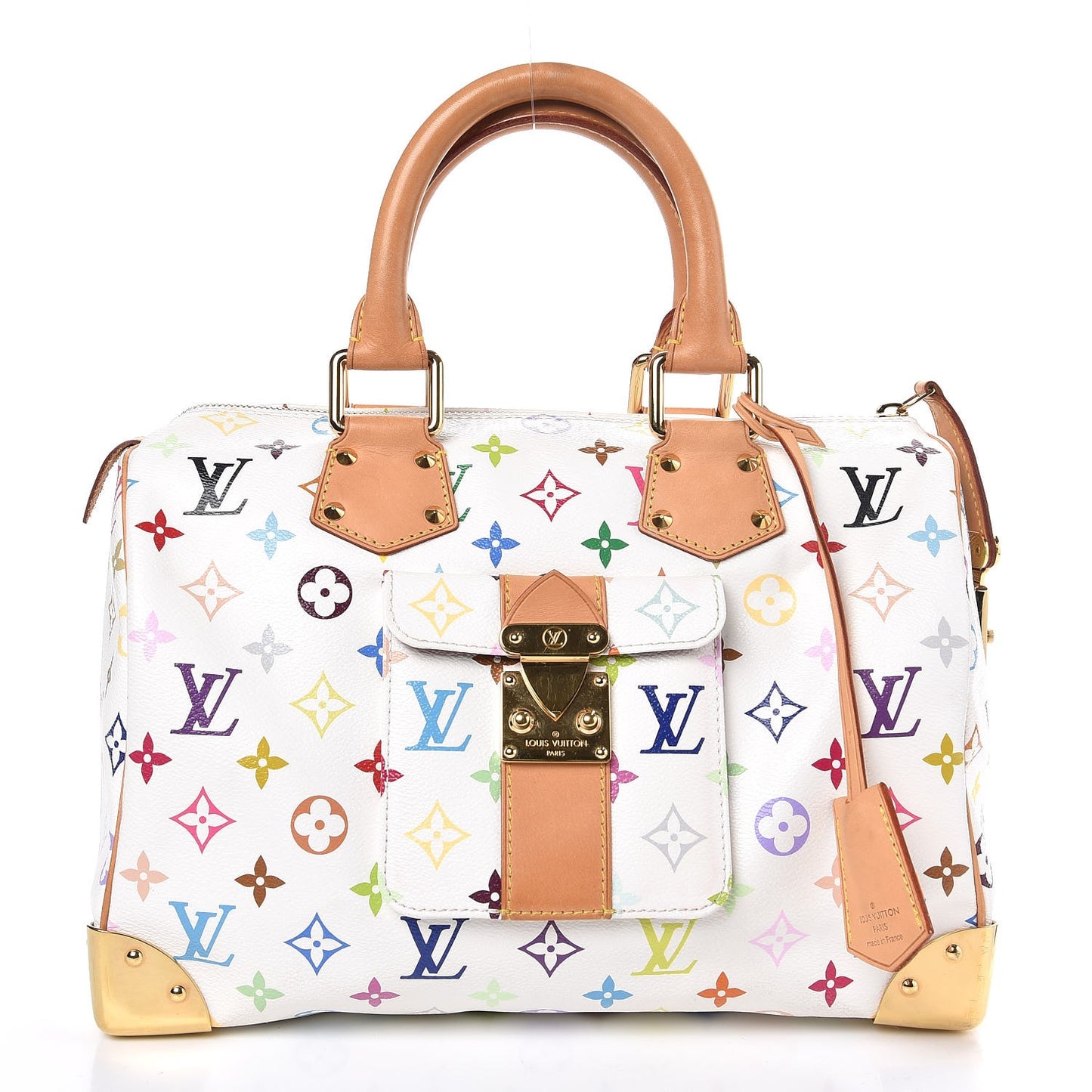 Monogram Multicolor Speedy 30 White