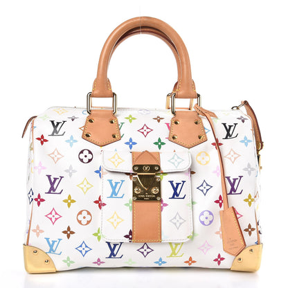 Louis Vuitton Monogram Multicolor Speedy 30 White 1 of 8