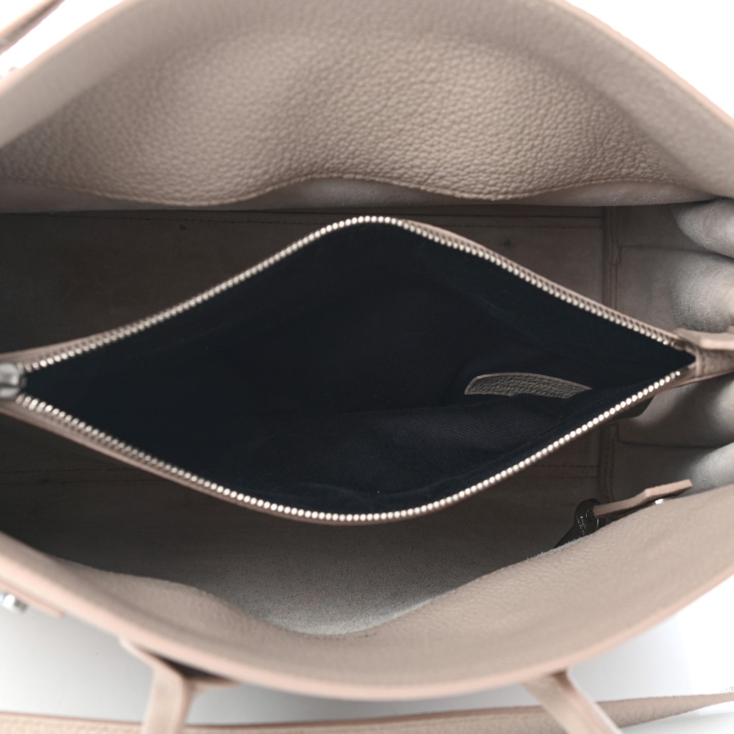 Grained Calfskin Small Supple Sac De Jour