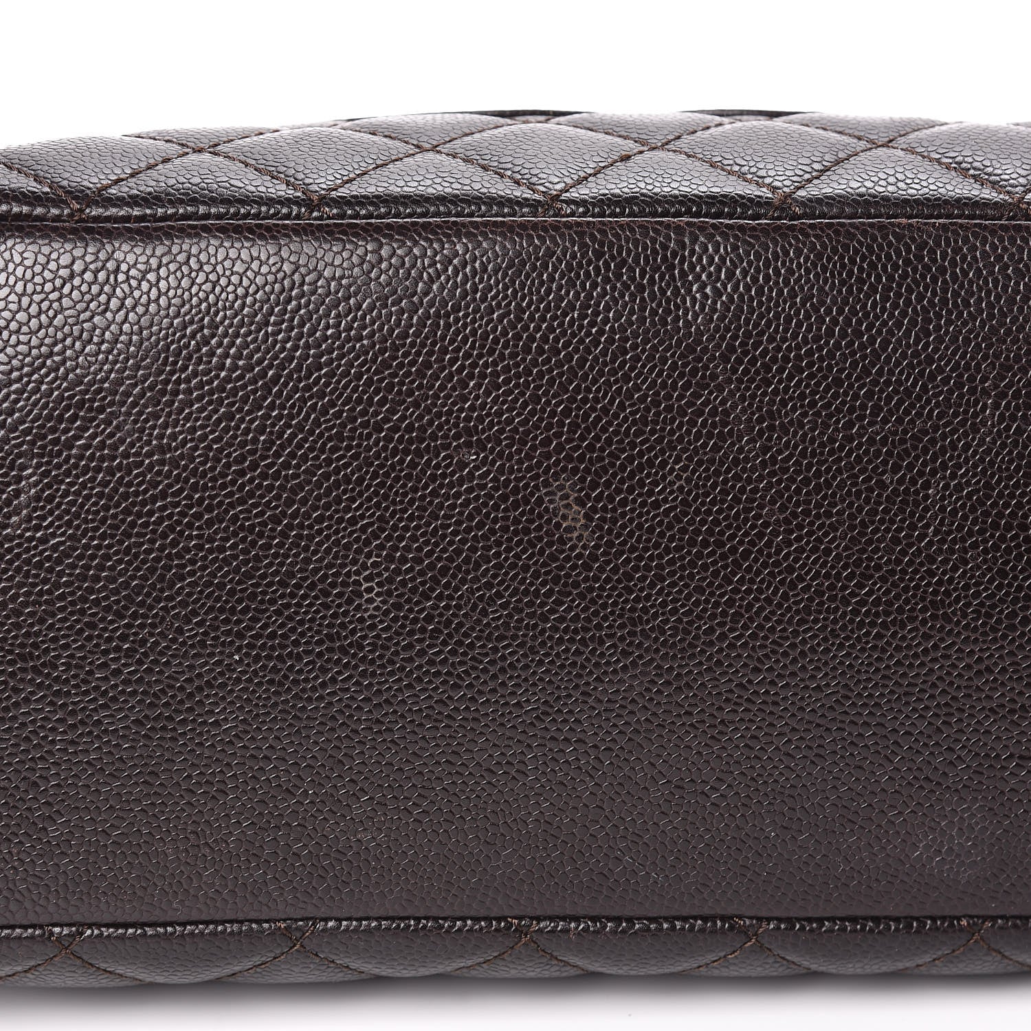 Chanel Caviar Quilted Grand Shopping Tote GST Dark Brown 17 of 26