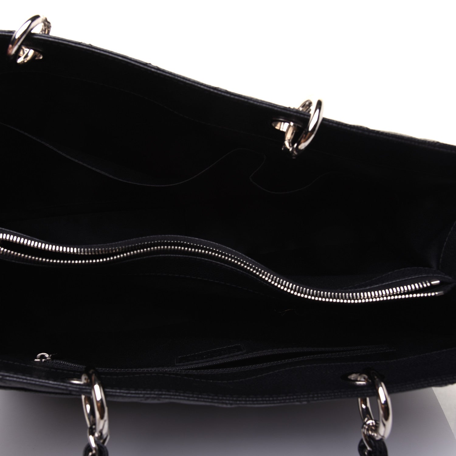 Chanel Caviar Quilted XL Grand Shopping Tote GST Black 5 of 17