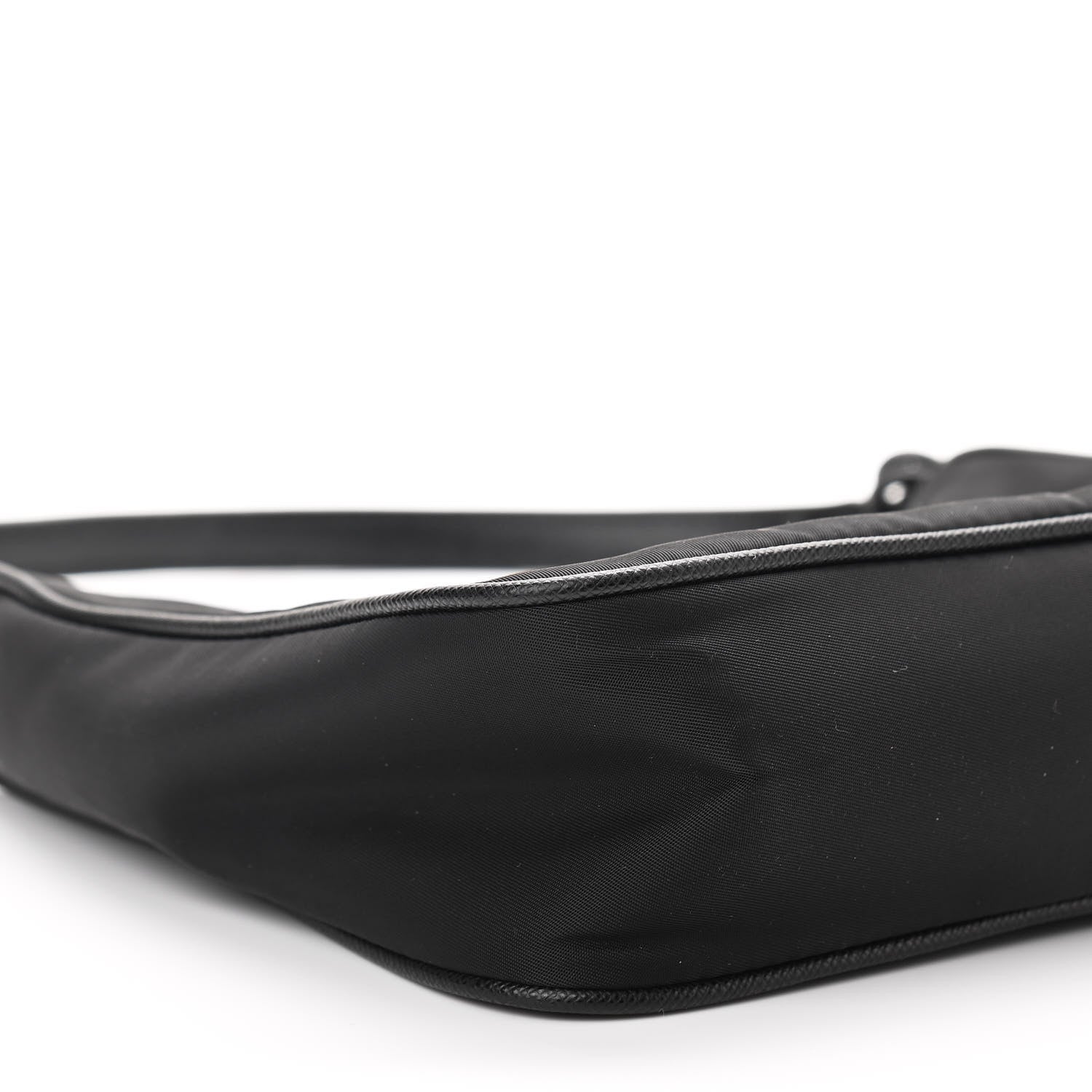 Prada Tessuto Nylon Saffiano Mini Re-Edition 2005 Bag Black 8 of 9