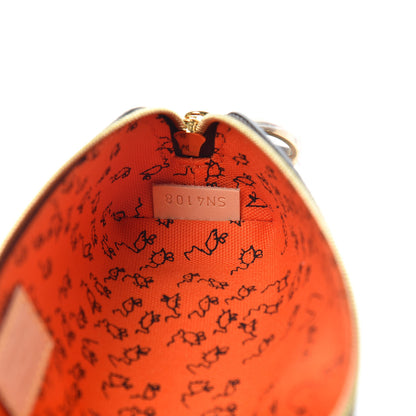 Louis Vuitton Catogram Elizabeth Pouch Orange Marron 7 of 9
