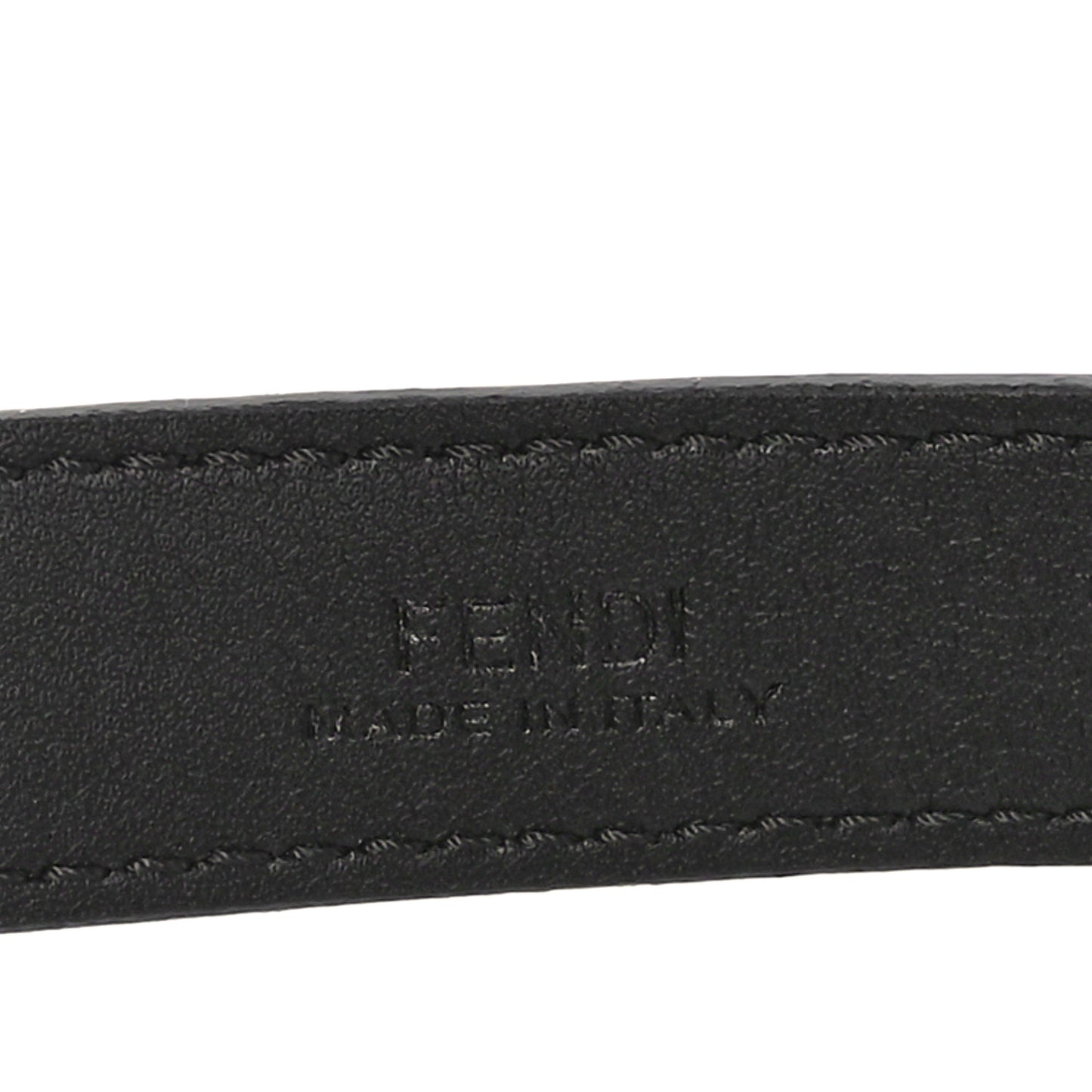 Cuoio Romano Glazed Fabric FF 1974 Reversible Belt 85 34 Black Tobacco
