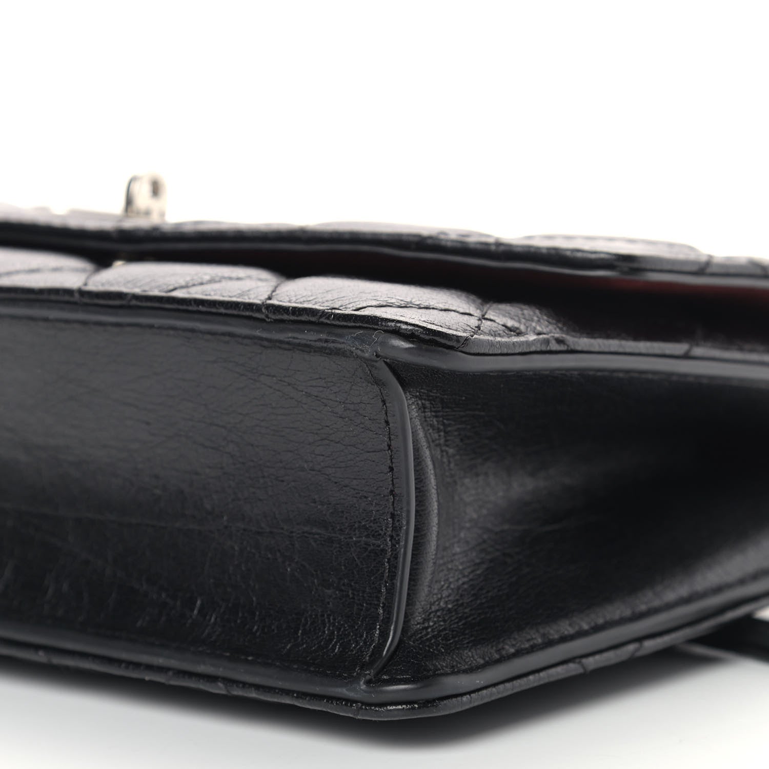 Mulberry Small Quilted Classic Grain Calfskin Small Darley Black 9 of 11
