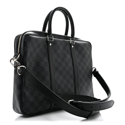 Louis Vuitton Damier Graphite Porte Documents Voyage PM 3 of 12