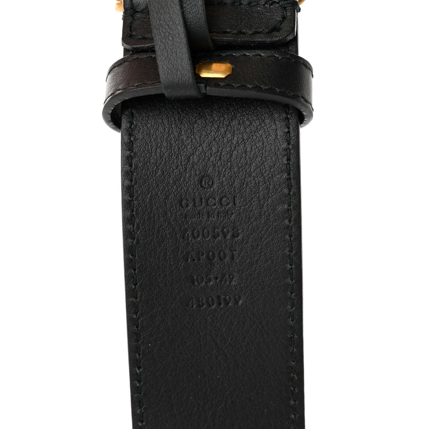 Gucci Calfskin Double G 40mm Belt 105 42 Black 4 of 8