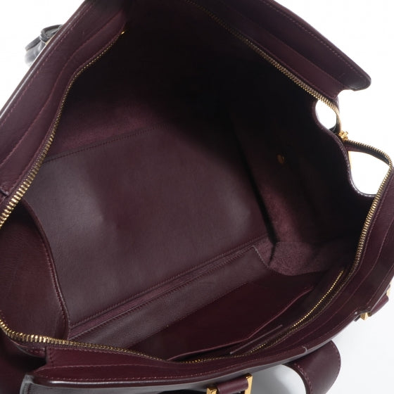 Smooth Calfskin Medium Classic Y Cabas Bordeaux
