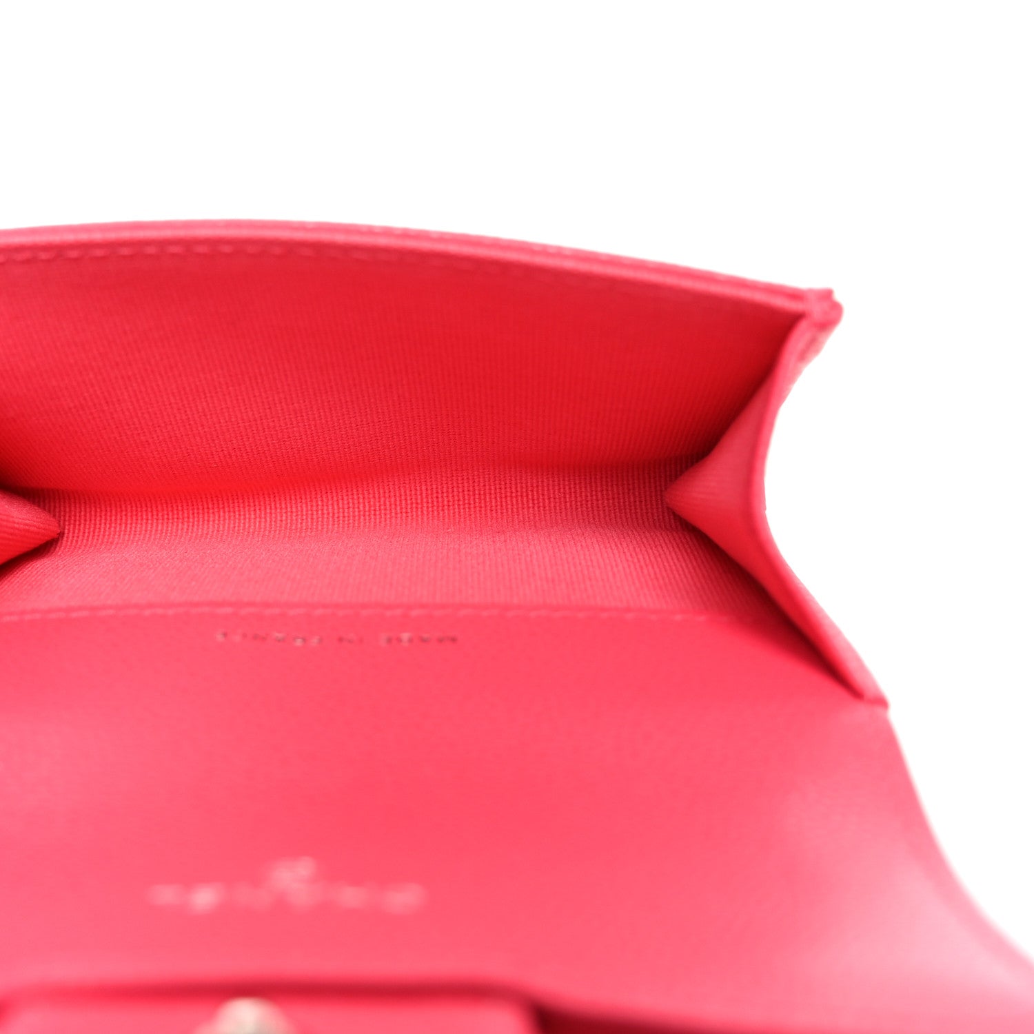 Chanel Caviar Quilted Flap Card Holder Wallet Pink 5 of 8