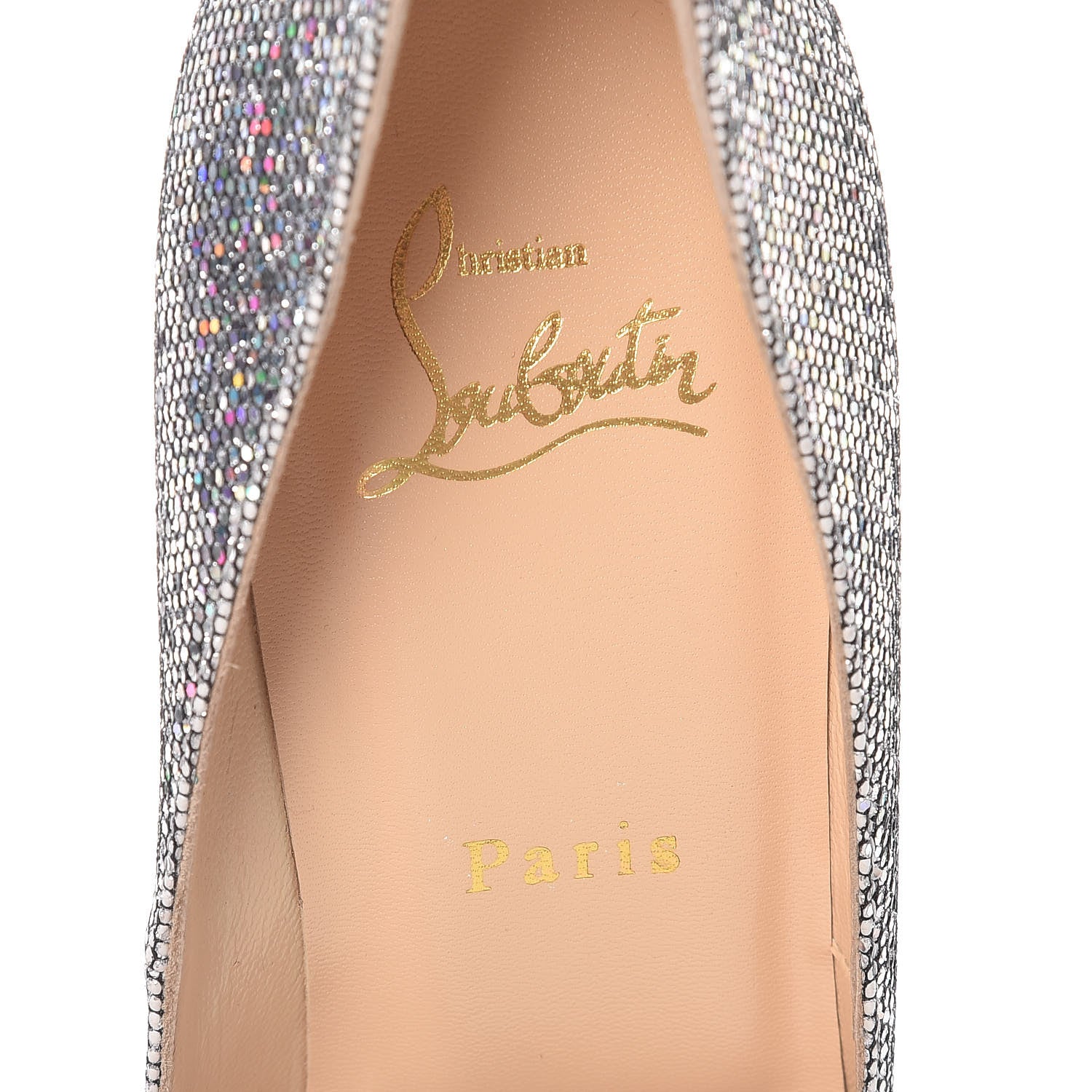 Christian Louboutin Glitter Disco Ball New Very Prive 120 Pumps 38 Purple Pop 6 of 8