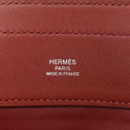 Hermes Milo Lambskin Swift Mini Aline Rouge H 6 of 12