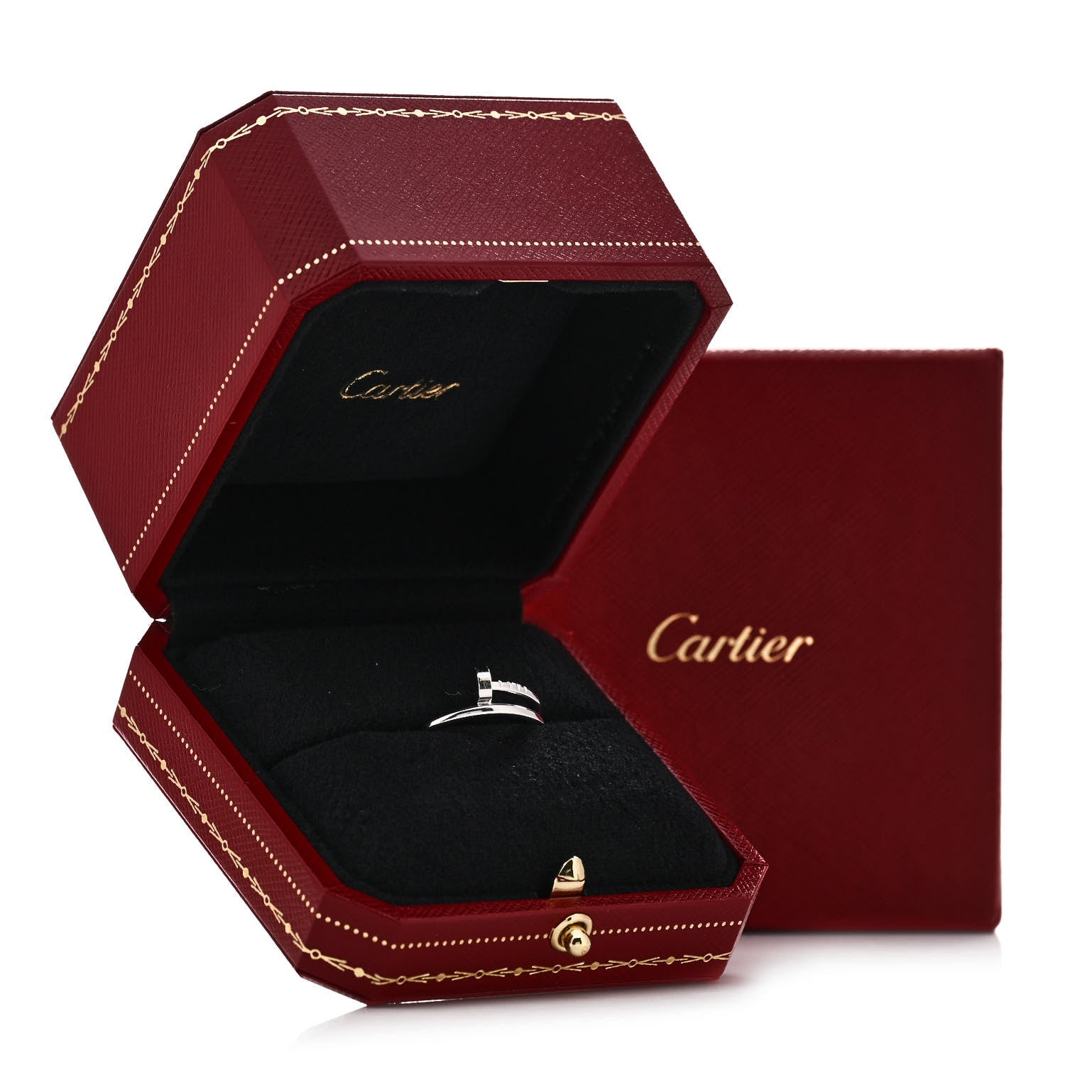 Cartier 18K White Gold Small Juste Un Clou Ring 53 6.25 6 of 6