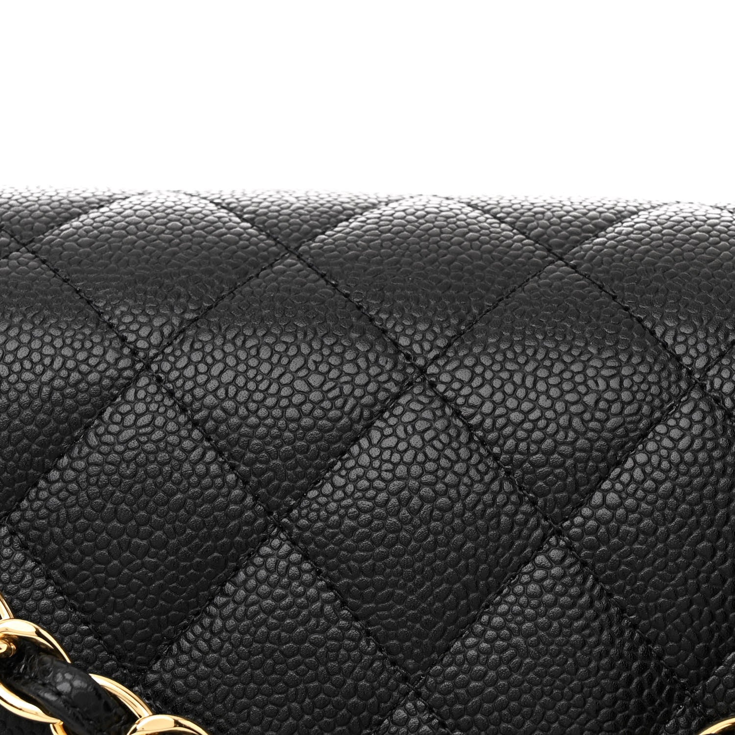 Chanel Caviar Quilted Jumbo Double Flap Black 8 of 10