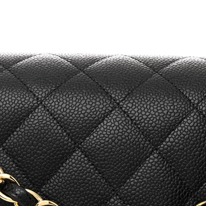 Chanel Caviar Quilted Jumbo Double Flap Black 8 of 10