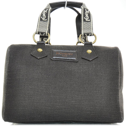 Saint Laurent Canvas Handbag Brown 1 of 9