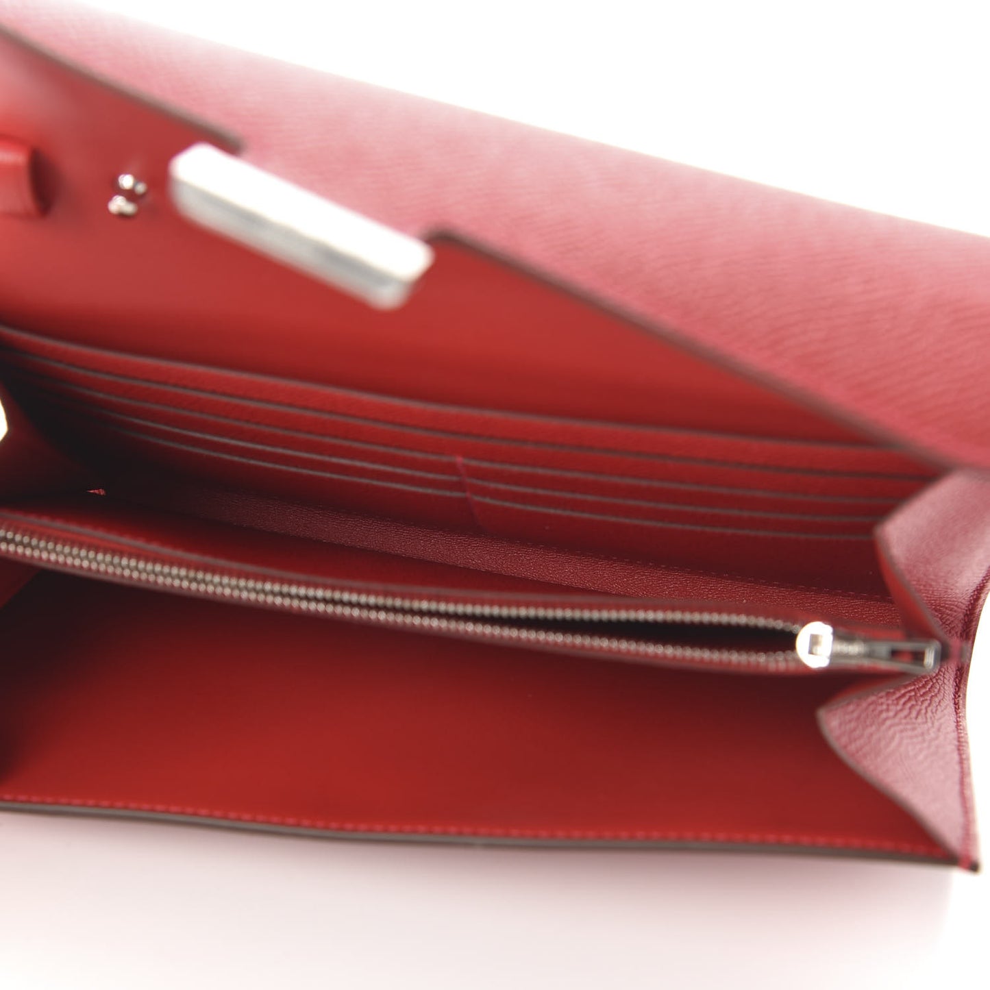 Epsom Constance Long Wallet To Go Rouge Casaque